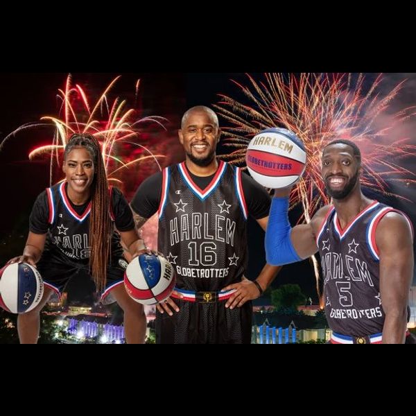 Harlem Globetrotters Lead Gatlinburg Fourth of July Midnight Parade