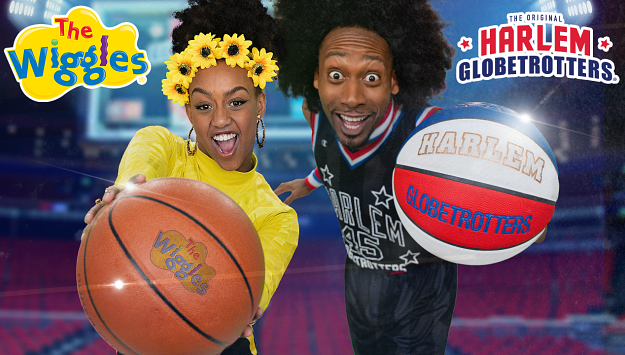 The Wiggles join forces with the world-famous Harlem Globetrotters for re-mix rendition of Bouncing Balls kids song! Come on Everybody, Bounce Your Balls! 🏀