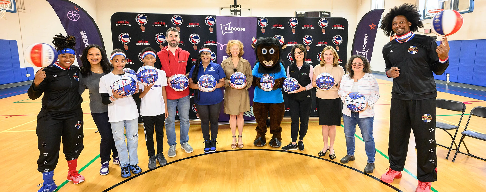 The Harlem Globetrotters™ and KABOOM! Unite for a Community Play Event in Celebration of the Center for Disease Control and Prevention Foundation’s National Challenge to End Hunger and Build Healthy Communities in Atlanta